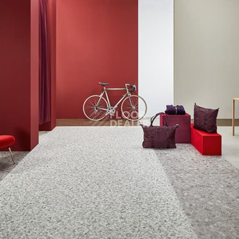 Forbo Allura Material 63486DR7-63486DR5 grey terrazzo фото 3 | FLOORDEALER